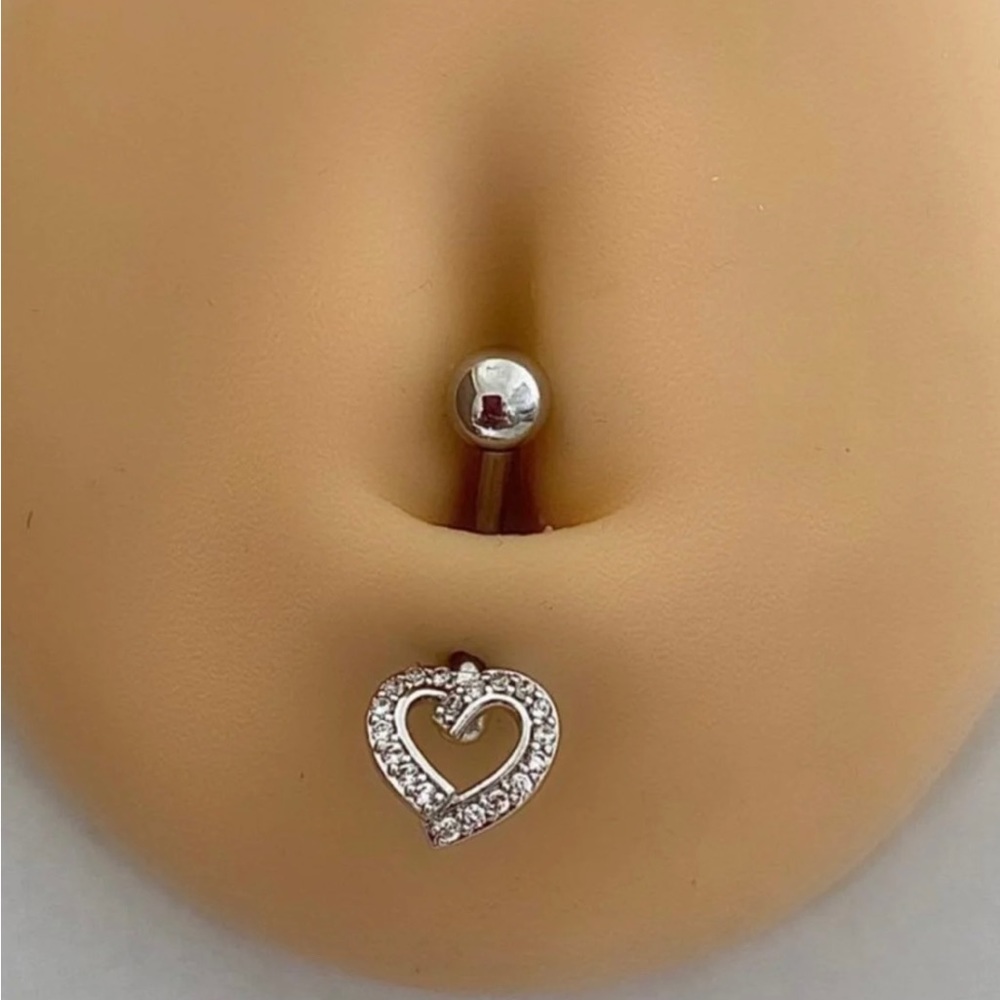 Steel Belly Button Ring, piercing